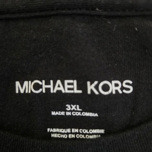 Michael Kors Black Logo Tee - Picture 2 of 3